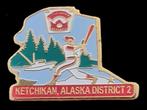 Ketchikan-Alaski district 2 pin, Verzamelen, Verzenden, Nieuw, Stad of Land, Speldje of Pin