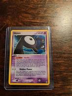 Pokemon Unown holo, Ophalen of Verzenden, Gebruikt, Losse kaart, Foil