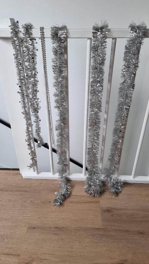 KERSTBALLEN ZILVER. Kunststof, Diversen, Kerst, Gebruikt, Ophalen