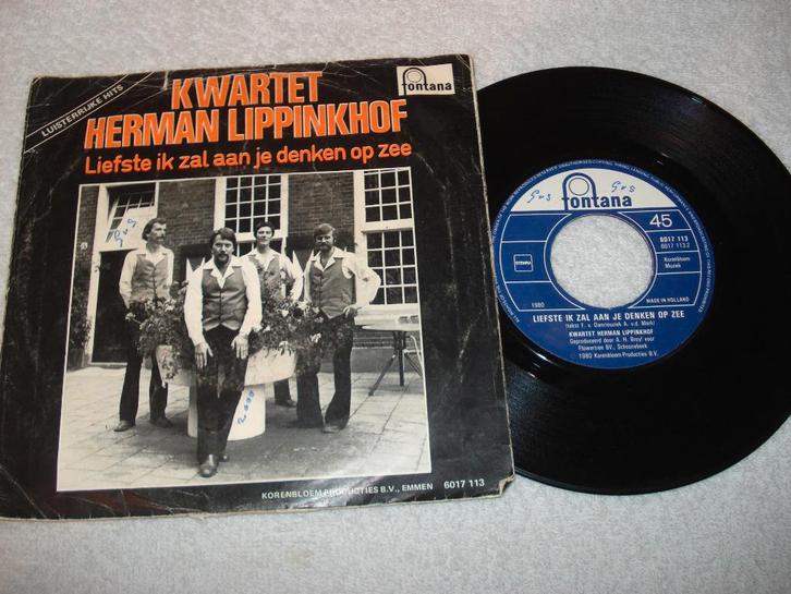 Herman Lippinkhof   De Nachtzuster    Orgineel, Cd's en Dvd's, Vinyl Singles, Gebruikt, Single, Nederlandstalig, Ophalen of Verzenden