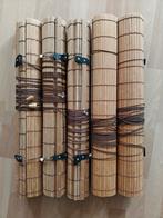 5 bamboe rolgordijnen 60 x 180 cm, Ophalen, Zo goed als nieuw, 50 tot 100 cm, 150 tot 200 cm