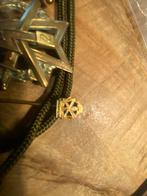 MLV Blauw, nummer 2, koord en speld, Verzamelen, Ophalen of Verzenden, Landmacht, Nederland, Embleem of Badge