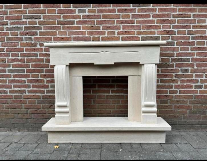 Prachtige natuursteen schouw!, Huis en Inrichting, Haarden, Zo goed als nieuw, Elektrische haard, Ophalen