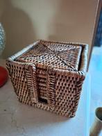 Birma rieten onderzetters srt 10 stuks!, Ophalen of Verzenden, Zo goed als nieuw, Glas of Kopje