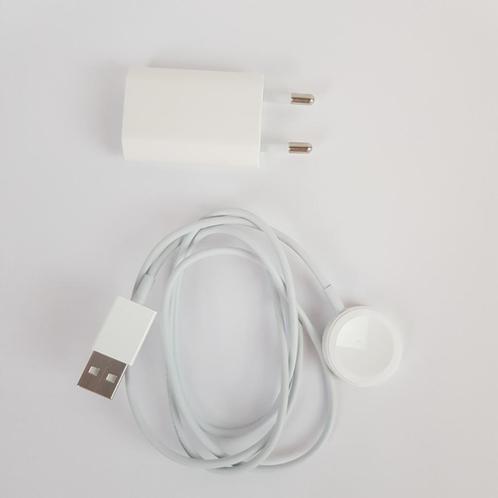 Apple Watch Oplader + blokje || nu voor €24.99!!, Audio, Tv en Foto, Opladers, Gebruikt, Ophalen of Verzenden