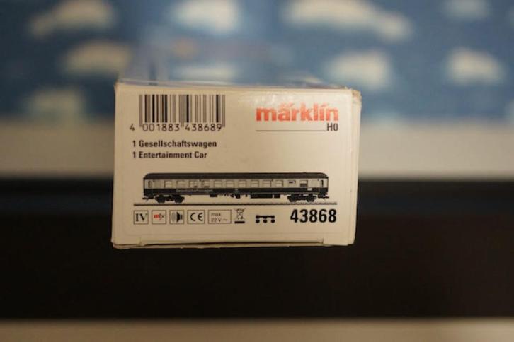 Märklin 43868 Partywagen-Gesellschaftswagen MFX  SOUND., Hobby en Vrije tijd, Modeltreinen | H0, Locomotief, Wisselstroom, Märklin