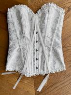 Wit corset maat S, Carnaval, Verzenden, Zo goed als nieuw, Accessoires
