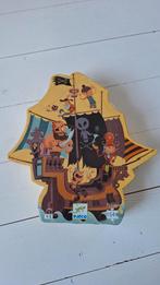 Djeco Piraten Puzzel - 54 stukjes, Ophalen of Verzenden, Meer dan 50 stukjes, Gebruikt, 4 tot 6 jaar