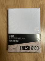 Split hoeslaken, Huis en Inrichting, Slaapkamer | Beddengoed, Tweepersoons, Ophalen of Verzenden, Zo goed als nieuw, Wit