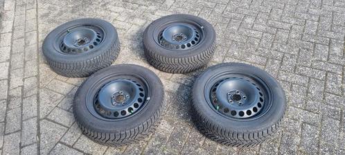 Set winterbanden met stalen velgen, Auto-onderdelen, Overige Auto-onderdelen, Gebruikt, Ophalen