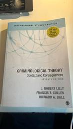 Criminological Theory: Context and Consequences, Sociale wetenschap, Lilly, Cullen & Ball, Ophalen of Verzenden, Zo goed als nieuw
