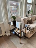 Vintage side table, Zo goed als nieuw, Minder dan 50 cm, Rechthoekig, 50 tot 100 cm