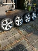 Winterbanden op aluminium velg (235/50 R18), Ophalen, 18 inch, Banden en Velgen, Winterbanden