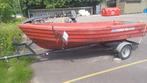 roeiboot pioner maxi met trailer, Watersport en Boten, Roeiboten, Ophalen, Gebruikt, Polyester, Met aanhanger of trailer