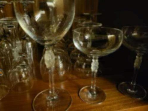 Servies, glazen, kristal, mooi, Antiek en Kunst, Antiek | Glas en Kristal, Ophalen of Verzenden