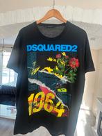 DSQUARED T-SHiRT, Kleding | Heren, T-shirts, Dsquared2, Zwart, Maat 56/58 (XL), Ophalen of Verzenden