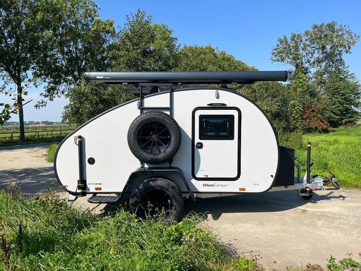 HeroCamper Ranger - Teardrop Mini Caravan - Kopen of Huren, Caravans en Kamperen, Verhuur