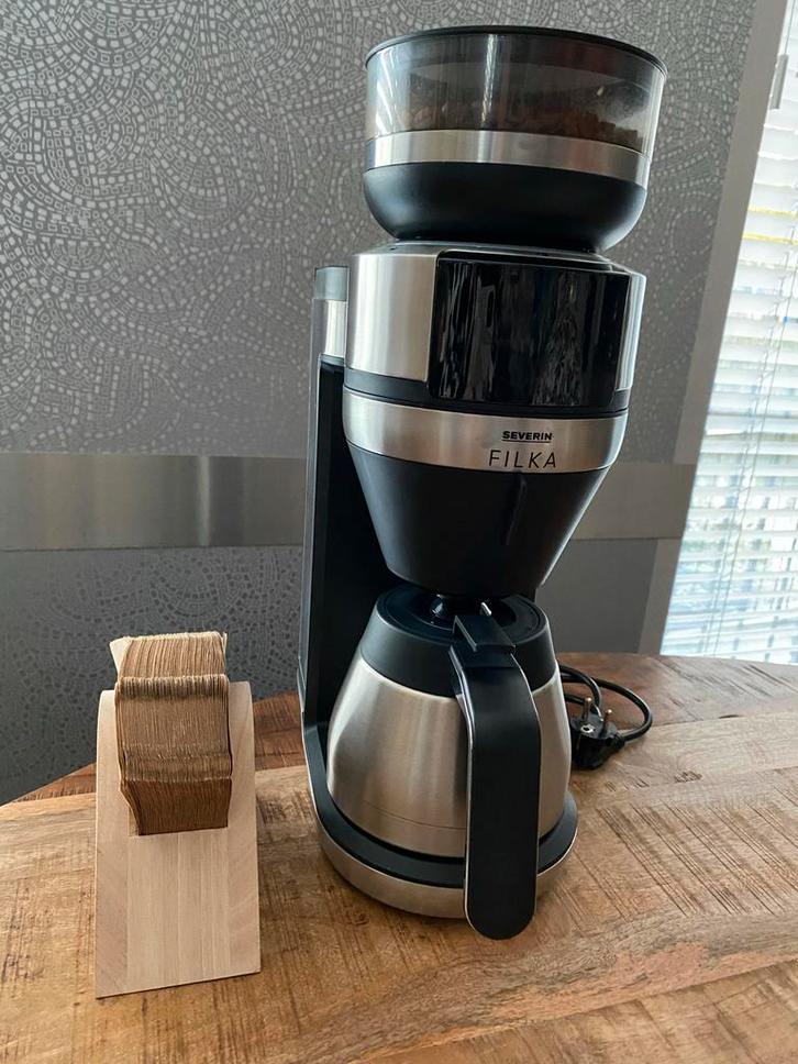Severin Filka Volautomatische Koffiezetapparaat, Witgoed en Apparatuur, Koffiezetapparaten, Gebruikt, Koffiebonen, Koffiemachine