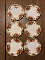 6 gebaksborden Royal Albert (old country roses), Antiek en Kunst, Antiek | Servies los, Ophalen of Verzenden