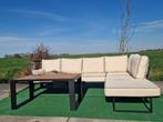 Loungeset van staal/gepoedercoat Loungebank Lounge set, Nieuw, Ophalen of Verzenden, Bank, Loungeset
