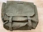 Vintage militaire schoudertas tas legergroen groen leger, Ophalen of Verzenden, Gebruikt, Groen, Overige merken