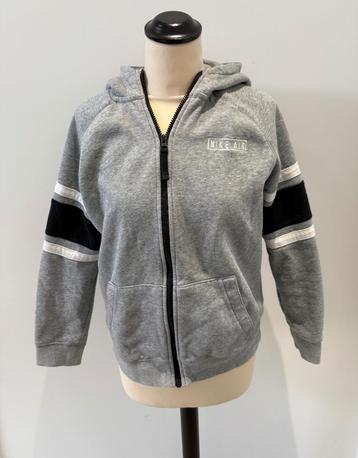 Heel goed grijs Nike vest sweater jack S 36 kids XL capuchon beschikbaar voor biedingen