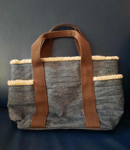 Handtas Spijkerstof - damestas, Sieraden, Tassen en Uiterlijk, Tassen | Damestassen, Zo goed als nieuw, Handtas, Blauw, Ophalen of Verzenden