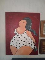 Schilderij Dikke Dame, Ophalen, Oorspronkelijke maker, Nieuw, Schilderij