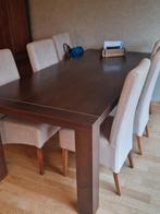 T.e.a.b.Eettafel zonder stoelen 220x100x76,5 plus salontafel, Huis en Inrichting, Tafels | Eettafels, Ophalen, Gebruikt, 100 tot 150 cm