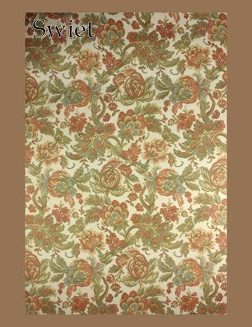 6795 Vintage retro oud barok bloemetjes behang behangpapier beschikbaar voor biedingen