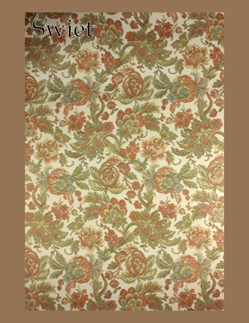 6795 Vintage retro oud barok bloemetjes behang behangpapier, Huis en Inrichting, Stoffering | Behang, Verzenden