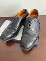 Originele Brogues Van Bommel herenschoen d blauw met 7,5, Kleding | Heren, Schoenen, Ophalen of Verzenden, Zo goed als nieuw, Blauw
