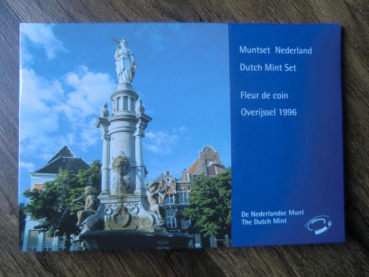 Provincie F.D.C jaarset 1996 Overijssel, Postzegels en Munten, Munten | Nederland, Setje, Overige waardes, Koningin Beatrix, Ophalen of Verzenden
