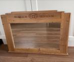 Antieke houten spiegel (89x63cm) - Zeer Goede Conditie, Ophalen, Zo goed als nieuw, 75 tot 100 cm, Minder dan 100 cm