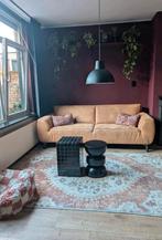 Zwarte kubus/ tegeltafeltje, Huis en Inrichting, Ophalen, Minder dan 55 cm, Gebruikt, Rechthoekig