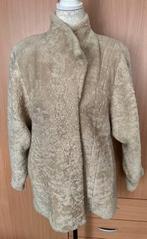 Lamswollen jas maat 44 [DM], Ophalen of Verzenden, Zo goed als nieuw, Maat 42/44 (L), Beige