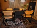 Eetkamerstoelen - 6 stuks (9 euro per stuk!), Huis en Inrichting, Stoelen, Ophalen, Gebruikt, Overige kleuren, Metaal