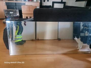 Lange spiegel met facetten  beschikbaar voor biedingen