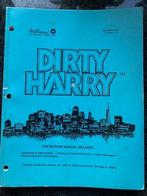 WILLIAMS DIRTY HARRY MANUAL, Gebruikt, Ophalen of Verzenden, Williams, Dot-matrix