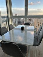 Eettafel met 6 stoelen, Huis en Inrichting, Tafels | Eettafels, Ophalen, 100 tot 150 cm, 50 tot 100 cm, Zo goed als nieuw