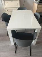 Te koop eethoek met 4 stoelen, Huis en Inrichting, Complete eetkamers, Ophalen, Zo goed als nieuw
