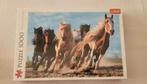 Treft paardenpuzzel 1000 stukjes (nieuw), Ophalen of Verzenden, 500 t/m 1500 stukjes, Nieuw, Legpuzzel