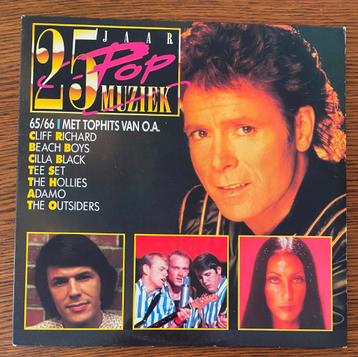 LP 25 jaar Popmuziek 1965/1966 Dubbel LP beschikbaar voor biedingen