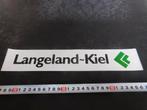 sticker Langeland ~ Kiel, Ophalen, Zo goed als nieuw