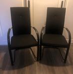 2 x Frits Hansen eetstoel  / vergaderstoel, Huis en Inrichting, Stoelen, Twee, Zwart, Ophalen of Verzenden, Zo goed als nieuw