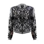 Zwarte dames glitter bomberjas / zwart bomberjack jas, Verzenden, Nieuw, Zwart
