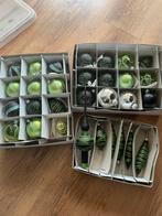 Glazen kerstballen & piek, Diversen, Kerst, Ophalen of Verzenden, Nieuw