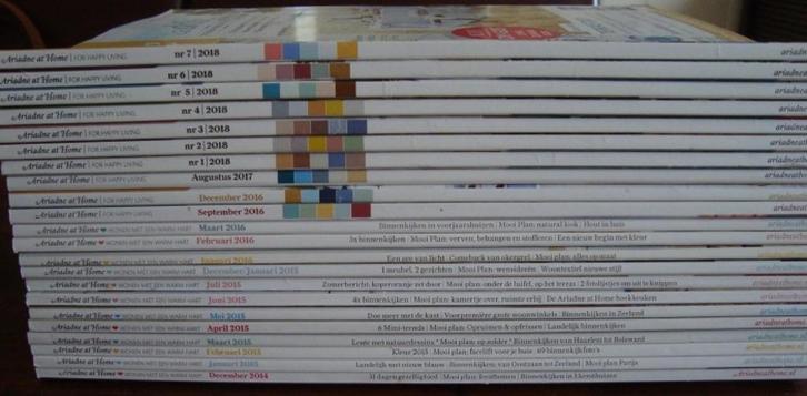 22x Ariadne at Home - 7x'18 - 1x'17 - 5x'16 - 8x'15 - 1x'14, Boeken, Tijdschriften en Kranten, Zo goed als nieuw, Overige typen