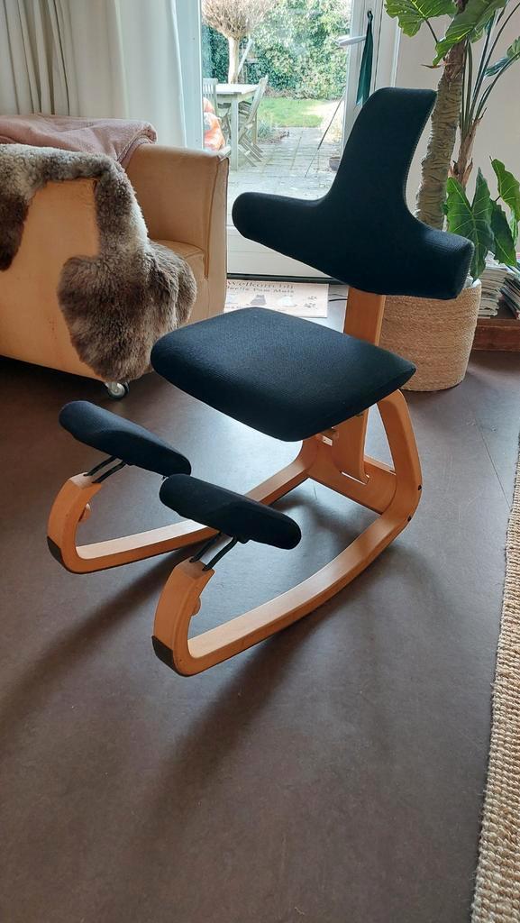 Stokke stoel Varier Variable Plus, Huis en Inrichting, Bureaustoelen, Gebruikt, Zwart, Ophalen of Verzenden