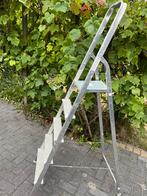 Huishoudtrap  aluminium 5 treden, Ophalen, Gebruikt, Trap, 2 tot 4 meter